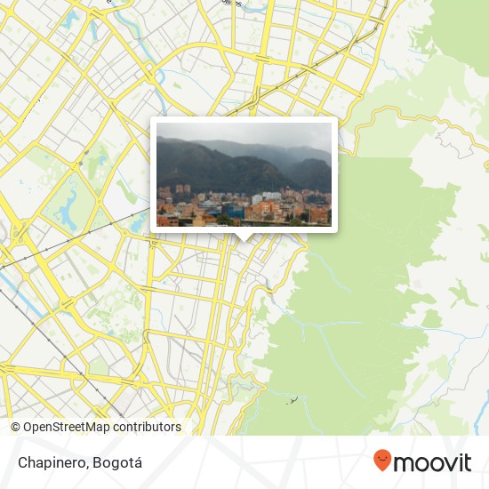 Mapa de Chapinero