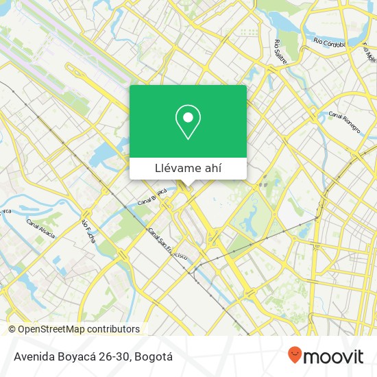 Mapa de Avenida Boyacá 26-30