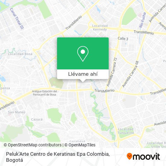 Mapa de Peluk'Arte Centro de Keratinas Epa Colombia