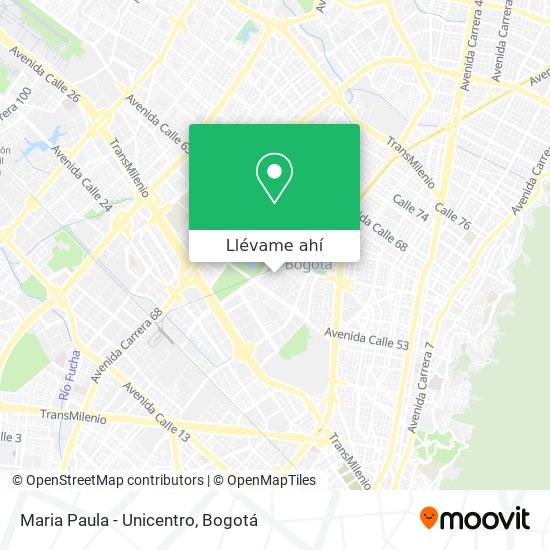 Mapa de Maria Paula - Unicentro