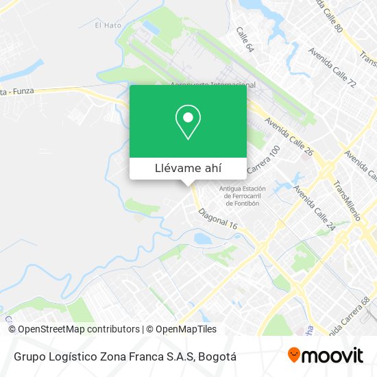 Mapa de Grupo Logístico Zona Franca S.A.S