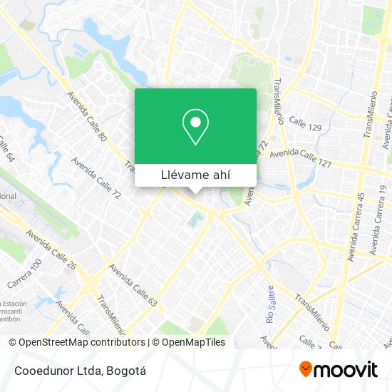 Mapa de Cooedunor Ltda