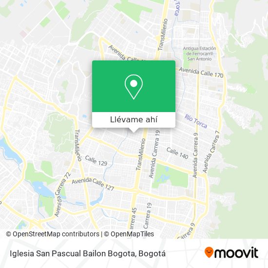Cómo llegar a Iglesia San Pascual Bailon Bogota en Suba en SITP o  Transmilenio?