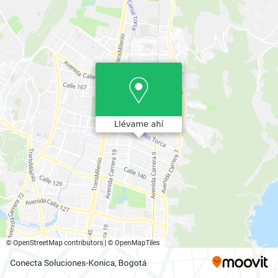Mapa de Conecta Soluciones-Konica