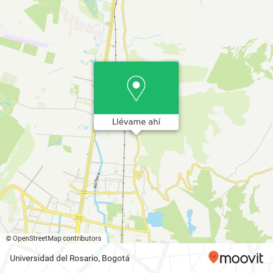 Mapa de Universidad del Rosario