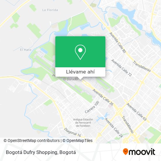 Mapa de Bogotá Dufry Shopping