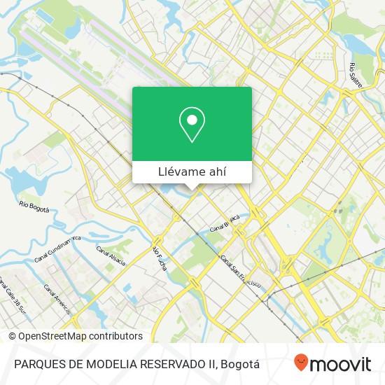 Mapa de PARQUES DE MODELIA RESERVADO II