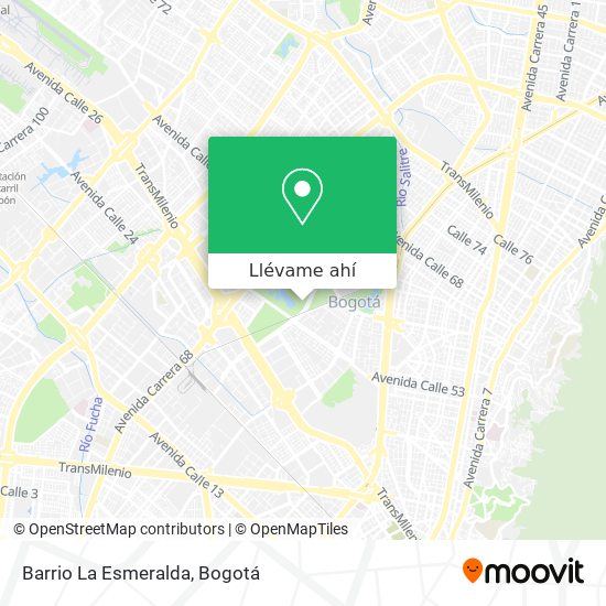 Mapa de Barrio La Esmeralda