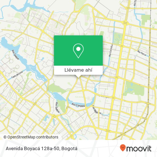 Mapa de Avenida Boyacá 128a-50