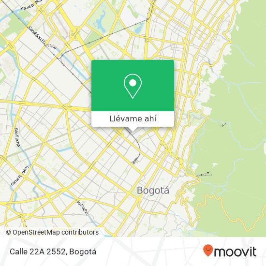 Mapa de Calle 22A 2552