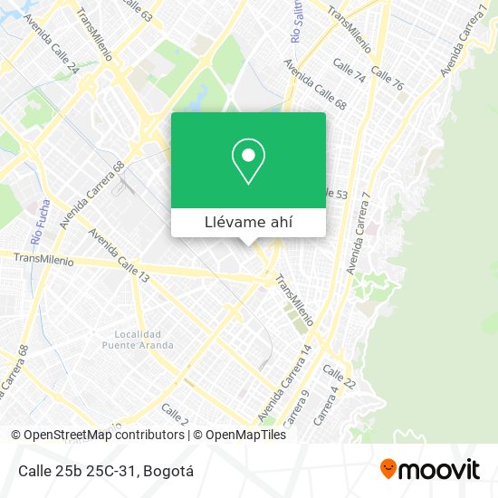 Mapa de Calle 25b 25C-31