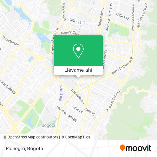 Mapa de Rionegro