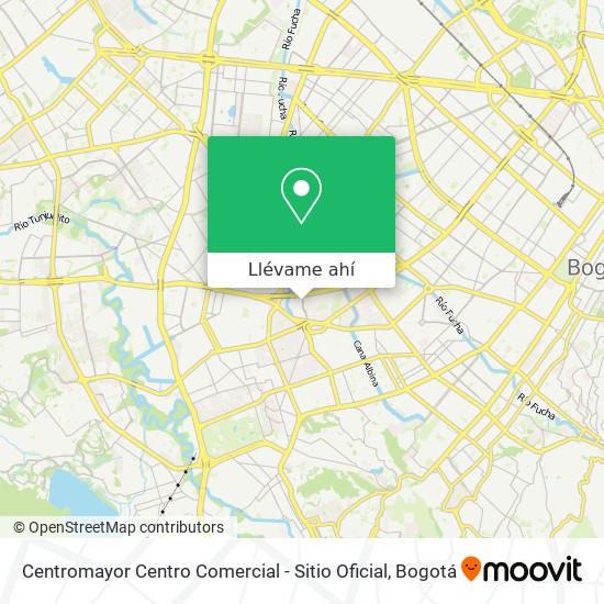 Mapa de Centromayor Centro Comercial - Sitio Oficial