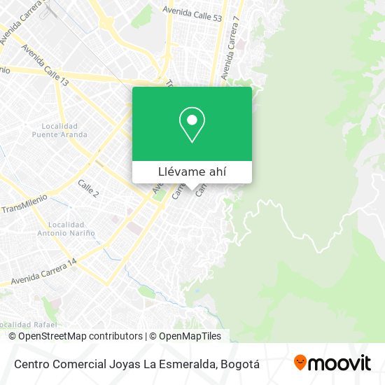 Mapa de Centro Comercial Joyas La Esmeralda