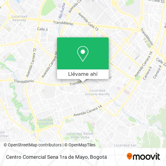 Mapa de Centro Comercial Sena 1ra de Mayo