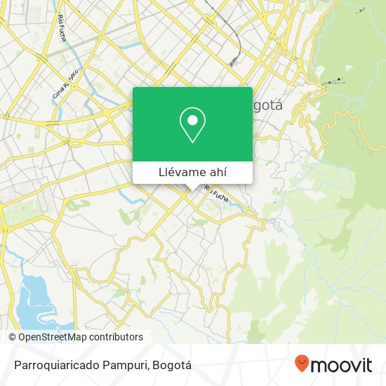 Mapa de Parroquiaricado Pampuri