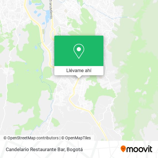 Mapa de Candelario Restaurante Bar