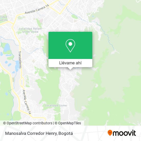 Mapa de Manosalva Corredor Henry