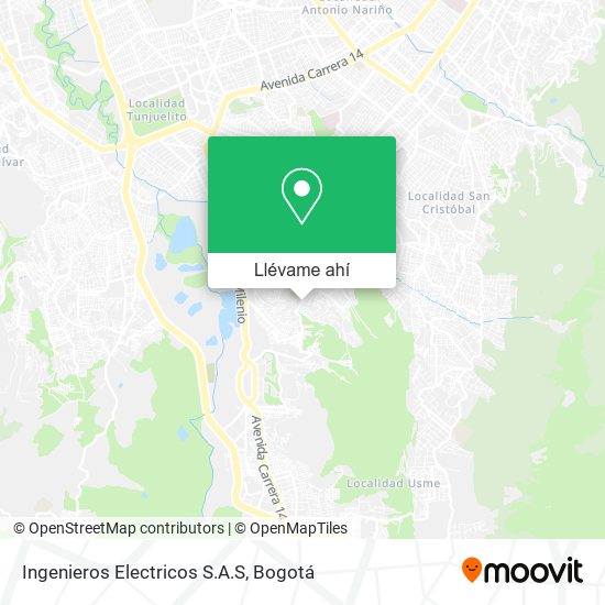 Mapa de Ingenieros Electricos S.A.S