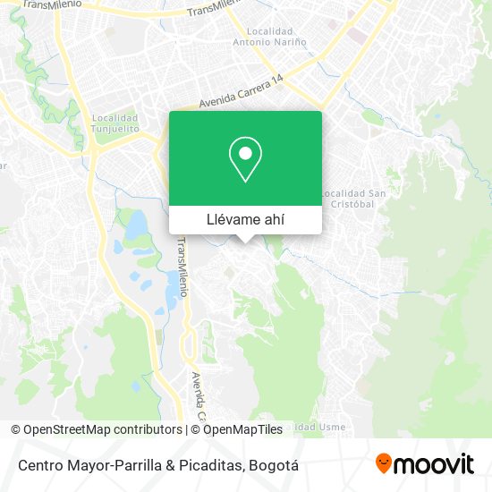 Mapa de Centro Mayor-Parrilla & Picaditas