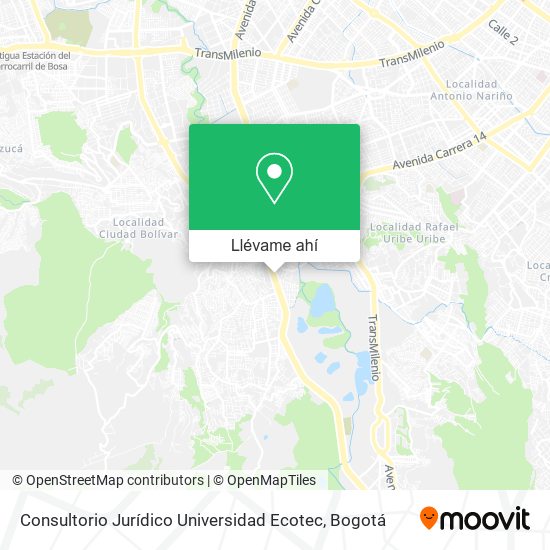 Mapa de Consultorio Jurídico Universidad Ecotec
