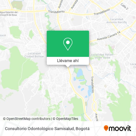 Mapa de Consultorio Odontológico Samisalud