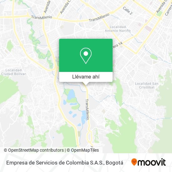 Mapa de Empresa de Servicios de Colombia S.A.S.