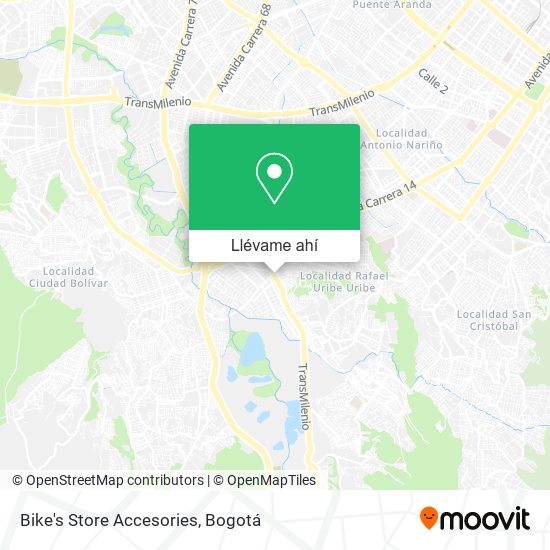 Mapa de Bike's Store Accesories