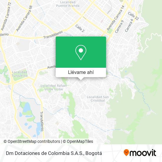 Mapa de Dm Dotaciones de Colombia S.A.S.