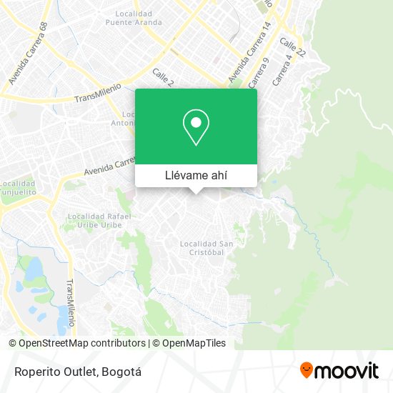 Mapa de Roperito Outlet