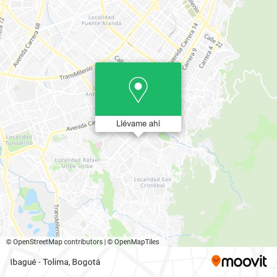 Mapa de Ibagué - Tolima