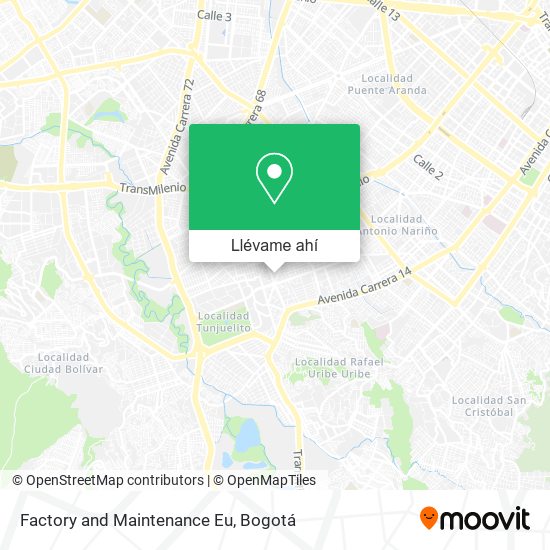 Mapa de Factory and Maintenance Eu