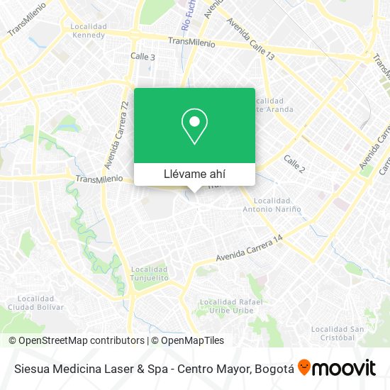 Mapa de Siesua Medicina Laser & Spa - Centro Mayor