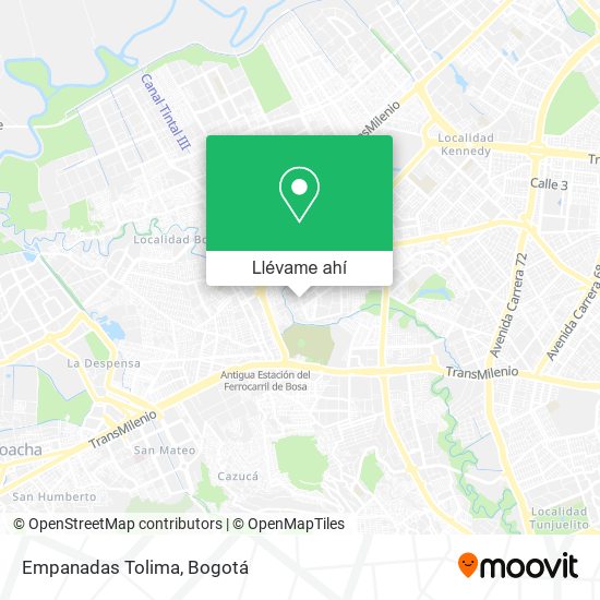 Mapa de Empanadas Tolima