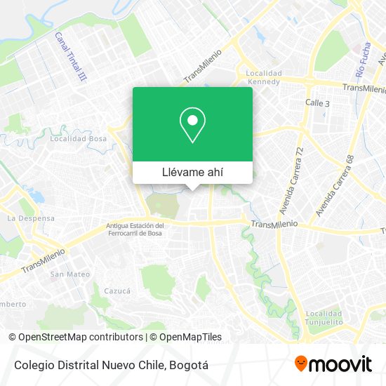 Mapa de Colegio Distrital Nuevo Chile