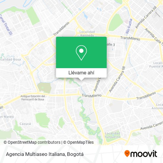 Mapa de Agencia Multiaseo Italiana