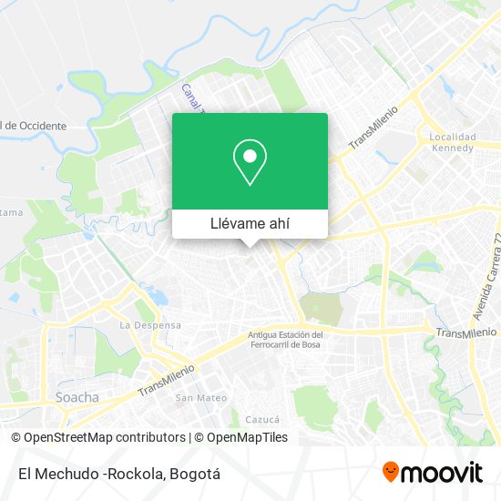 Mapa de El Mechudo -Rockola