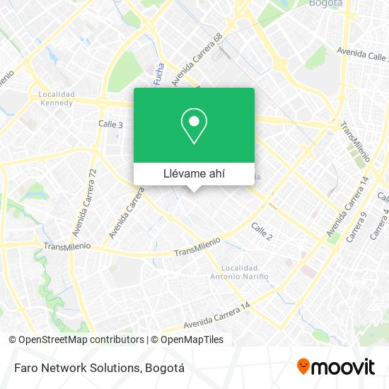 Mapa de Faro Network Solutions