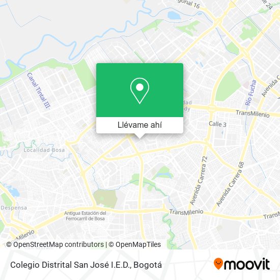 Mapa de Colegio Distrital San José I.E.D.