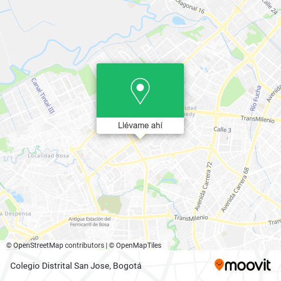 Mapa de Colegio Distrital San Jose