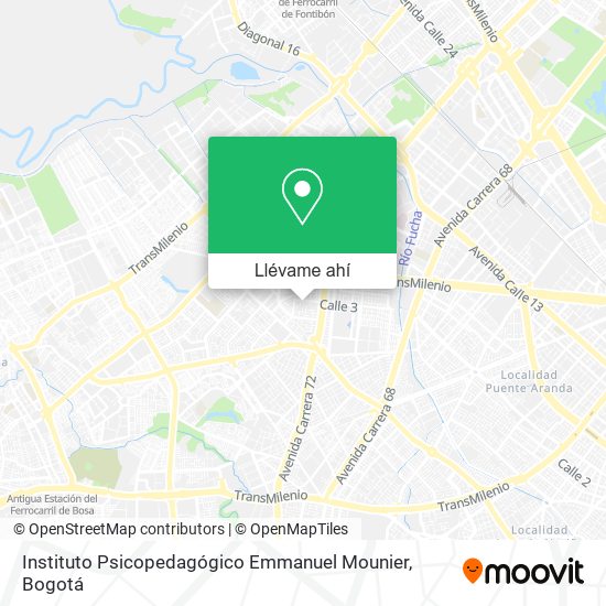 Mapa de Instituto Psicopedagógico Emmanuel Mounier
