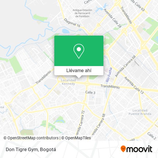 Mapa de Don Tigre Gym