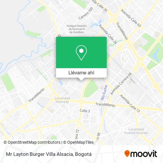Mapa de Mr Layton Burger Villa Alsacia