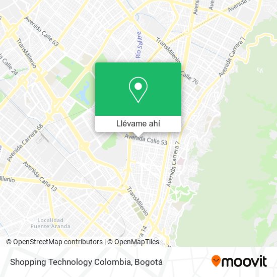 Mapa de Shopping Technology Colombia