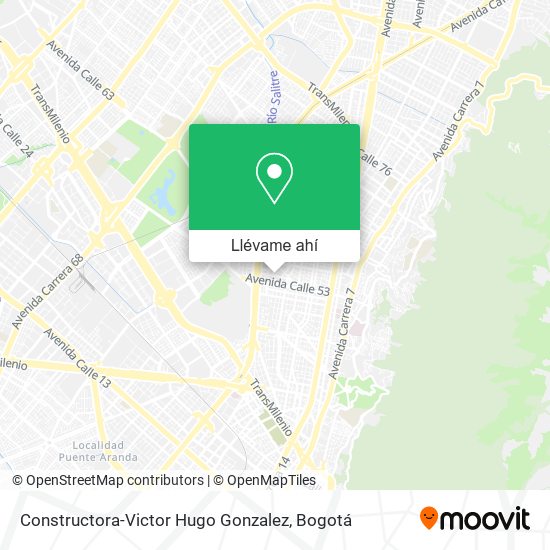 Mapa de Constructora-Victor Hugo Gonzalez