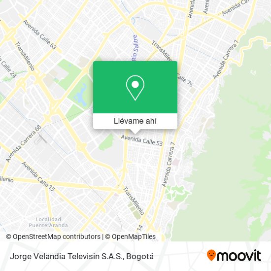 Mapa de Jorge Velandia Televisin S.A.S.