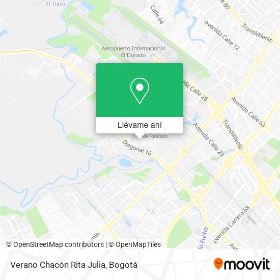 Mapa de Verano Chacón Rita Julia