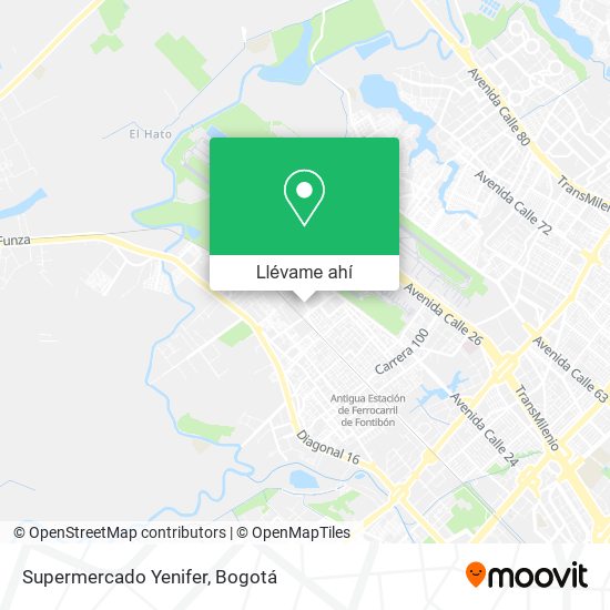 Mapa de Supermercado Yenifer