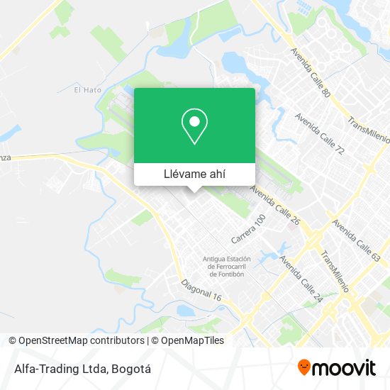 Mapa de Alfa-Trading Ltda