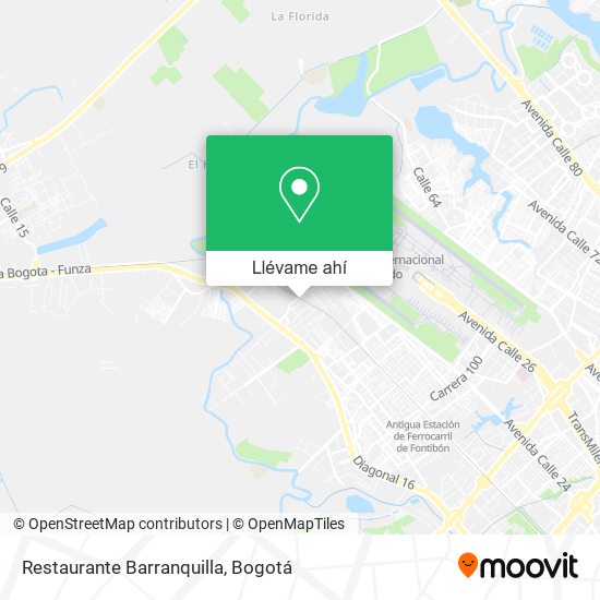 Mapa de Restaurante Barranquilla